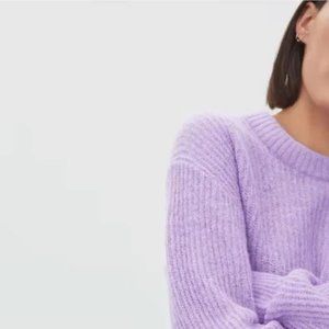 Alpaca Lavender Sweater (M)